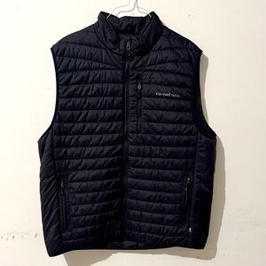 Vineyard Vines Men's Dark Quilted Vest